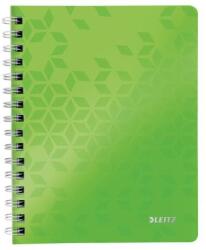 Leitz WOW A5 vonalas jegyzettömb metálzöld