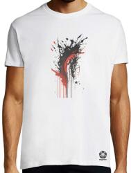 Magnolion Piros fröccsenés v2 póló