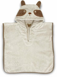 Nuuroo Poncho cu gluga din bumbac organic Adelin Koala - White Swan - Nuuroo