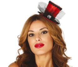 Fiestas Guirca Pălărie mini pentru femei - roșu