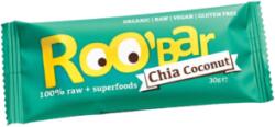 ROOBAR 100% raw bio gyümölcsszelet chia mag-kókusz 30 g