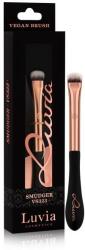 Luvia Cosmetics Pensulă pentru farduri, VS323, negru - Luvia Cosmetics Smudger Brush Black Rose Gold