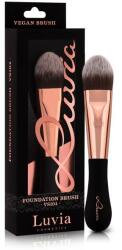 Luvia Cosmetics Pensulă pentru fond de ten, VS104, negru/aur roz - Luvia Cosmetics Foundation Brush Black Rose Gold