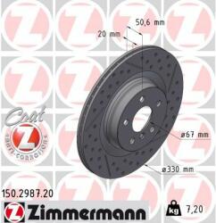 ZIMMERMANN Disc frana ZIMMERMANN COAT Z 150.2987. 20 (150.2987.20)