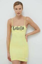 Labellamafia ruha sárga, mini, testhezálló - sárga S - answear - 13 990 Ft