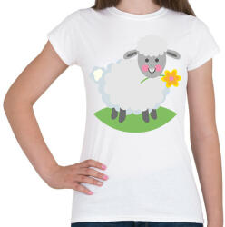printfashion Húsvéti bárány - Női póló - Fehér (13179819)