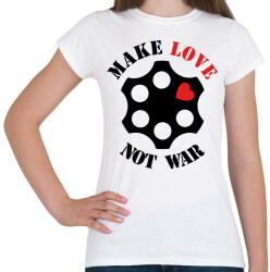 printfashion make love not war - Női póló - Fehér (13177602)