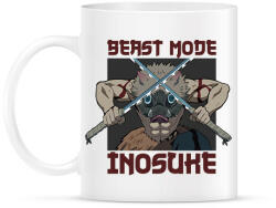 printfashion Inosuke Beast Mode - Bögre - Fehér (13147055)