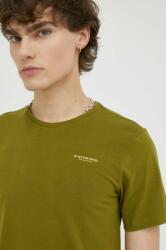 G-Star Raw t-shirt zöld, férfi, sima - zöld S - answear - 11 990 Ft