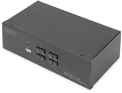 Assmann Switch KVM Assmann 4-Port, Dual Display, 4K, DisplayPort (DS-12882)