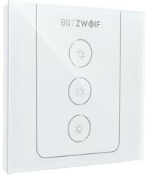 BlitzWolf BW-SS8 intelligens kapcsoló időzítővel, hangvezérlés, 3 csatorna, fehér (BW-SS8 3 Way)