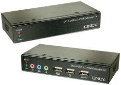 Lindy Switch KVM Lindy Cat6 Extender Classic DVI USB Audio, 50m (39377)