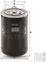  Mann-Filter olajszűrő WP931