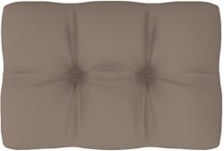 vidaXL Pernă de paleți, gri taupe, 60x40x10 cm, material textil (315234)