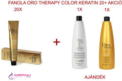 Fanola ORO Therapy 24K Ammonia Free Permanent Color 100 ml 20+ AKCIÓ B ()
