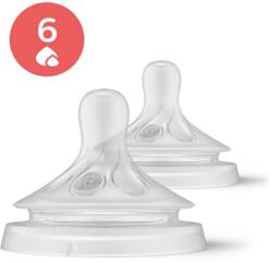 Philips SCY966/02 Natural Response etetőcumi, 6-os, sűrű ételekhez , 2 darab