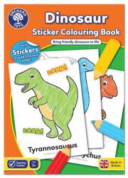 Orchard Toys Carte de colorat cu activitati in limba engleza si abtibilduri Dinozaur DINOSAUR (ORCB09) Carte de colorat