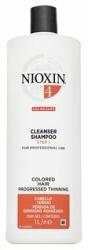 Nioxin System 4 Cleanser Shampoo șampon hrănitor pentru păr fin si colorat 1000 ml