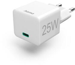 Hama Incarcator de retea Fast Charger, USB-C, PD/Qualcomm®, Mini-Charger, 25 W, white (00201652) - pcone