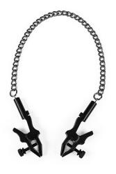 Mister B Pinch Extreme Nipple Clamps Adjustable Black