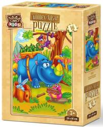 Art Puzzle Дървен пъзел Art Puzzle от 16 части - Забавления в гората (5856) - ozone
