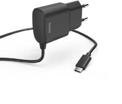 Hama Incarcator de retea Charger with USB-C Connection, 12 W, 1.0 m, black (00201618) - pcone