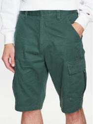 Tommy Jeans Pantalon scurți din material Aiden Baggy DM0DM15974 Verde Regular Fit