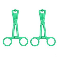 Rimba Scissor Nipple Clamps Green 2pcs