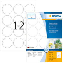 Herma 60 mm-es Herma A4 íves etikett címke, fehér színű (100 ív/doboz) (HERMA 4477) - dunasp