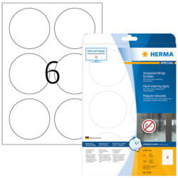 Herma 85 mm-es Herma A4 íves etikett címke, fehér színű (25 ív/doboz) (HERMA 8336) - dunasp