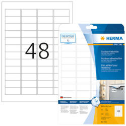 Herma 45, 7*21, 2 mm-es Herma A4 íves etikett címke, fehér színű (10 ív/doboz) (HERMA 9531) - dunasp