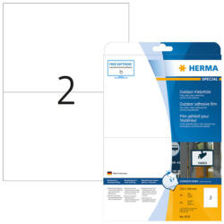Herma 210*148 mm-es Herma A4 íves etikett címke, fehér színű (10 ív/doboz) (HERMA 9535) - dunasp