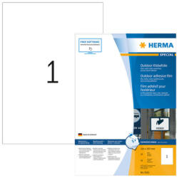 Herma 210*297 mm-es Herma A4 íves etikett címke, fehér színű (50 ív/doboz) (HERMA 9501) - dunasp