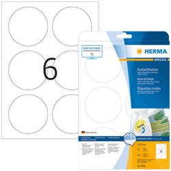 Herma 85 mm-es Herma A4 íves etikett címke, fehér színű (25 ív/doboz) (HERMA 5068) - dunasp