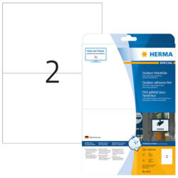 Herma 210*148 mm-es Herma A4 íves etikett címke, fehér színű (10 ív/doboz) (HERMA 9535) - cimke-nyomtato