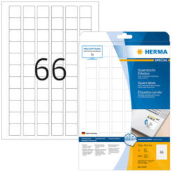 Herma 25, 4*25, 4 mm-es Herma A4 íves etikett címke, fehér színű (25 ív/doboz) (HERMA 10107) - cimke-nyomtato