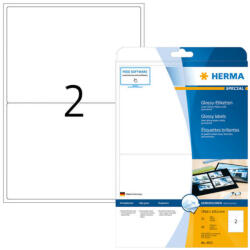 Herma 199, 6*143, 5 mm-es Herma A4 íves etikett címke, fehér színű (25 ív/doboz) (HERMA 4915) - cimke-nyomtato