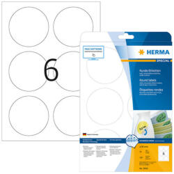 Herma 85 mm-es Herma A4 íves etikett címke, fehér színű (25 ív/doboz) (HERMA 5068) - cimke-nyomtato