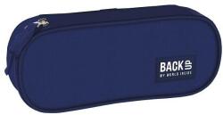 DERFORM BackUp kék ovális tolltartó (PB5A58) - iskolataskawebshop