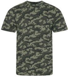 Just TS Tricou barbati, bumbac 100%, Just Ts JT034, Green Camo (jt034gnc)