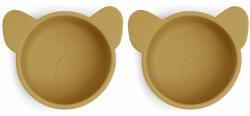 Nuuroo Set 2 boluri din silicon Rosa - Koala - Dusty Yellow - Nuuroo Set pentru masa bebelusi