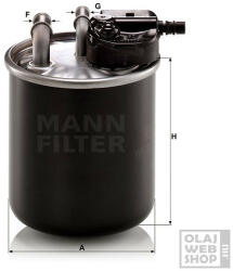 Mann-Filter üzemanyagszűrő WK 820/15