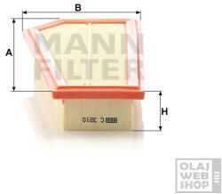 Mann-Filter levegőszűrő C3210
