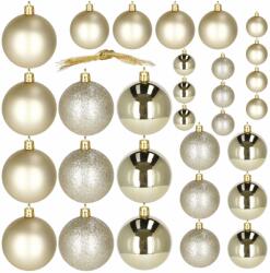 SPRINGOS Karácsonyfa gömbök 30 db - arany (CA0172)