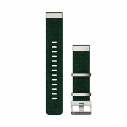 Garmin curea nailon QuickFit 22 cu model jacquard - verde Pine (010-13008-00)