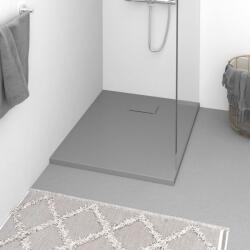 vidaXL Cădiță de duș, gri, 90x70 cm, SMC (148931) - comfy