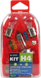 LAMPA Kit becuri si sigurante 11buc 12V - halogen H4 P43 Garage AutoRide