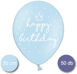 PartyDeco S. r. o Bébi kék lufi, nagy csomag, HB, 50 db/cs