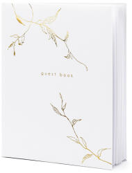 PartyDeco S. r. o Vendégkönyv, arany ágakkal díszítve, 22 lapos