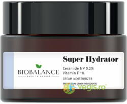 BIOBALANCE Crema Reparatoare Intensiv Hidratanta cu Ceramide 0.2% + Vitamina F 1% Super Hydrator 50ml